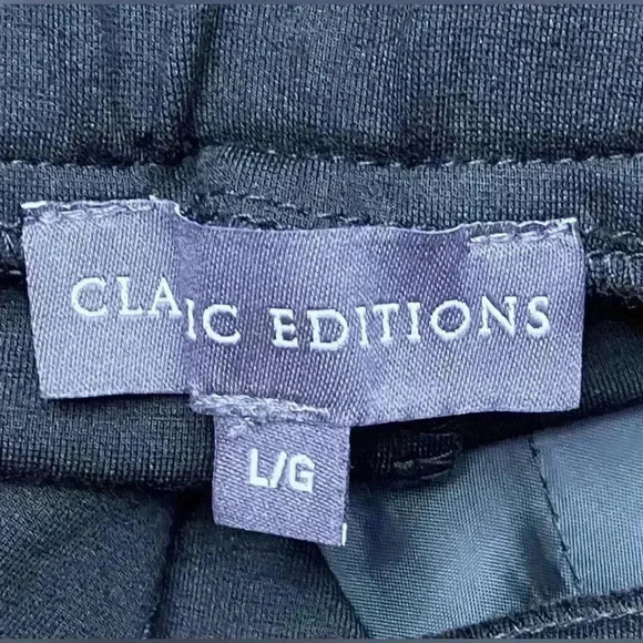 NWOT Classic Editions, Elegant Black  Pull-On Elastic Waist Pants, Large 💫 - Picture 3 of 9
